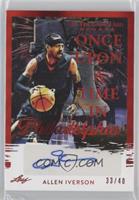 Allen Iverson (Philadelphia) #/40