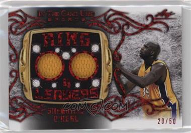 2022 Leaf In The Game Used Sports - Ring Leaders - Red Pattern #RL-30 - Shaquille O'Neal /50