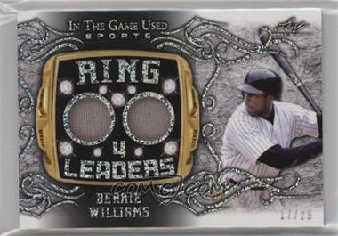 2022 Leaf In The Game Used Sports - Ring Leaders - Silver Pattern #RL-03 - Bernie Williams /25