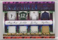 Mickey Mantle, Joe Namath, Gene Sarazen, Floyd Patterson #/6