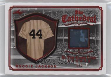 2022 Leaf In The Game Used Sports - The Cathedral Materials - Red #TC-16 - Reggie Jackson /3