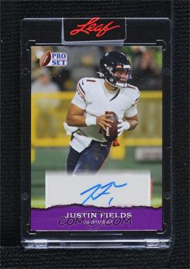 2022 Leaf Pro Set Sports - Base Autographs - Purple #PSA-JF2 - Justin Fields /5 [Uncirculated]