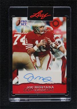 2022 Leaf Pro Set Sports - Base Autographs #PSA-JM2 - Joe Montana [Uncirculated]