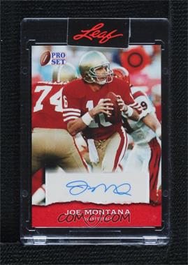 2022 Leaf Pro Set Sports - Base Autographs #PSA-JM2 - Joe Montana