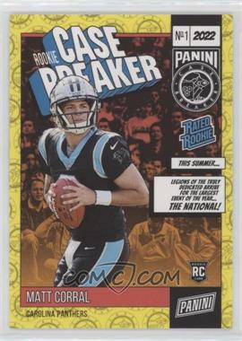 2022 Panini National Convention - Case Breaker Rated Rookie #CB-RC3 - Matt Corral /99