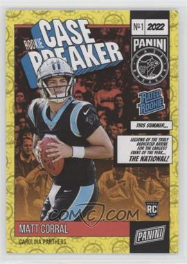 2022 Panini National Convention - Case Breaker Rated Rookie #CB-RC3 - Matt Corral /99