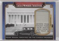 Henry Bacon, Architect Of The Lincoln Memorial #/100