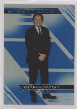 2022 Upper Deck Goodwin Champions - Platinum - Rainbow Blue #P30 - Wayne Gretzky