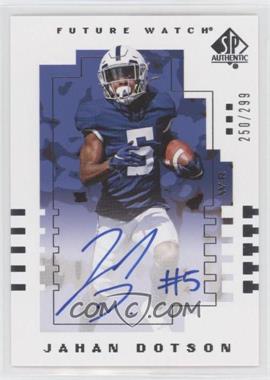 2022 Upper Deck Goodwin Champions - SP Authentic 2000 Future Watch Auto #00T-JD - Jahan Dotson /299