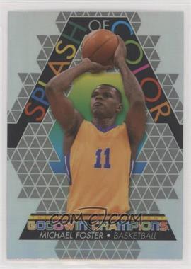 2022 Upper Deck Goodwin Champions - Splash of Color Platinum - Rainbow #SCP14 - Michael Foster