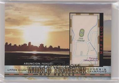 2022 Upper Deck Goodwin Champions - World Traveler Map Relics #345 - Asuncion, Paraguay