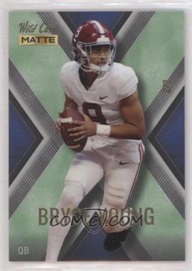 2022 Wild Card Matte SP Exclusive - X-Plode Football - Blue/Green #MXPN-5 - Bryce Young /2