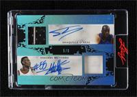 Shaquille O'Neal, Dikembe Mutombo [Uncirculated] #/6