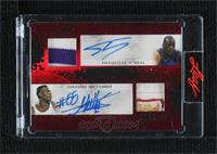 Shaquille O'Neal, Dikembe Mutombo [Uncirculated] #/5