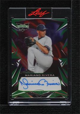 2023 Leaf Vibrance - [Base] - Green Prismatic #BA-MR1 - Mariano Rivera /12