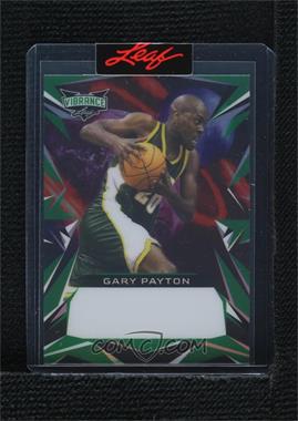 2023 Leaf Vibrance - [Base] - Pre-Production Proof Green Prismatic Unsigned #BA-GP1 - Gary Payton /1 [Uncirculated]