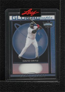 2023 Leaf Vibrance - Global Graphs - Pre-Production Proof Navy Blue Prismatic Unsigned #GG-DO1 - David Ortiz /1 [Uncirculated]