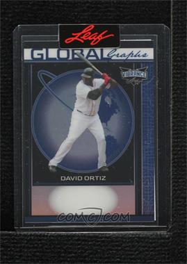 2023 Leaf Vibrance - Global Graphs - Pre-Production Proof Navy Blue Prismatic Unsigned #GG-DO1 - David Ortiz /1 [Uncirculated]