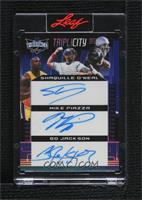 Shaquille O'Neal, Mike Piazza, Bo Jackson [Uncirculated] #/10