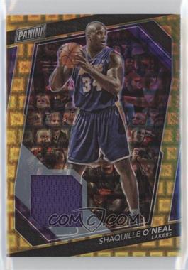 2023 Panini National Convention VIP Gold Pack - [Base] - Gold Prizm Relics #38 - Shaquille O'Neal /10 [EX to NM]