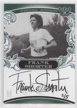 2023 Sportkings Volume 4 - Autographs - Green #A105 - Frank Shorter /5