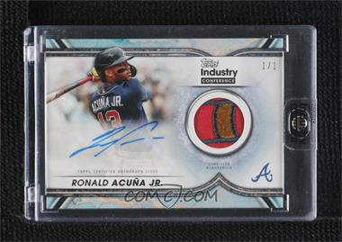 2023 Topps Industry Conference - Autograph Relics #ARP-RA2 - Ronald Acuna Jr. /1 [Uncirculated]