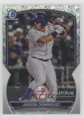 2023 Topps National Convention Wrapper Redemption - Bowman Chrome Baseball - Mini-Diamond Refractor #MLB-36 - Prospects - Jasson Domínguez /99