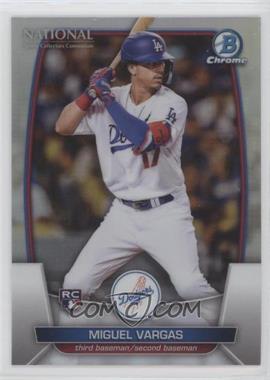 2023 Topps National Convention Wrapper Redemption - Bowman Chrome Baseball #MLB-12 - Veterans and Rookies - Miguel Vargas