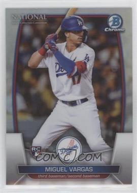 2023 Topps National Convention Wrapper Redemption - Bowman Chrome Baseball #MLB-12 - Veterans and Rookies - Miguel Vargas