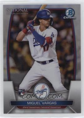 2023 Topps National Convention Wrapper Redemption - Bowman Chrome Baseball #MLB-12 - Veterans and Rookies - Miguel Vargas