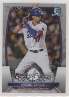 2023 Topps National Convention Wrapper Redemption - Bowman Chrome Baseball #MLB-12 - Veterans and Rookies - Miguel Vargas