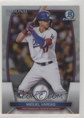 2023 Topps National Convention Wrapper Redemption - Bowman Chrome Baseball #MLB-12 - Veterans and Rookies - Miguel Vargas