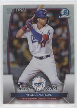 2023 Topps National Convention Wrapper Redemption - Bowman Chrome Baseball #MLB-12 - Veterans and Rookies - Miguel Vargas