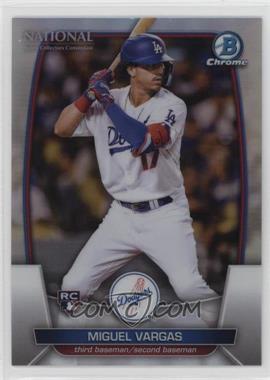 2023 Topps National Convention Wrapper Redemption - Bowman Chrome Baseball #MLB-12 - Veterans and Rookies - Miguel Vargas