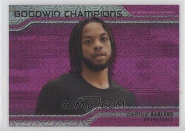 2023 Upper Deck Goodwin Champions - Platinum - Pink Traxx #P53 - Horizontal - Darius Garland /299