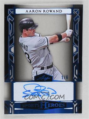 2024 Leaf Metal Sports Heroes - [Base] - Platinum Blue Acetate #BA-AR1 - Aaron Rowand /6