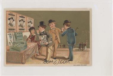 1870-1910 Victorian Era Trade Cards - [Base] #ALGI.2 - Allen & Ginter (3 Gentlemen at Display)