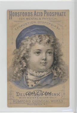 1870-1910 Victorian Era Trade Cards - [Base] #HAPG - Horsfords Acid Phosphate (Girl) [Poor to Fair]