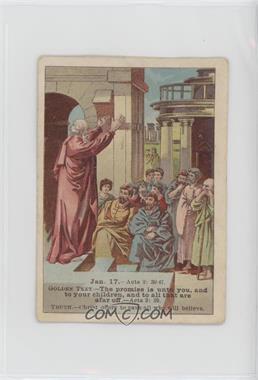 1876-1933 Cook Bible Lesson Picture Cards - [Base] #19-3-3 - A Multitude Converted [Good to VG‑EX]