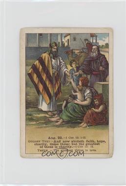 1876-1933 Cook Bible Lesson Picture Cards - [Base] #19-8-34 - The Excellence of Christian Love [Poor to Fair]
