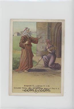 1876-1933 Cook Bible Lesson Picture Cards - [Base] #26-3-6 - God Taking Care of Elijah