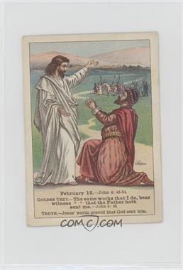 1876-1933 Cook Bible Lesson Picture Cards - [Base] #27-1-7 - The Second Miracle in Cana [Good to VG‑EX]