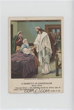 1878-1930 Congregational Sunday-School and Publishing Society Little Pilgrim Lesson Pictures - [Base] #16-1-6 - A Sabbath in Capernaum