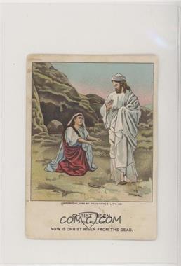 1878-1936 Eaton & Mains Berean Lesson Pictures - [Base] #11-2-24 - Christ Risen [Poor to Fair]