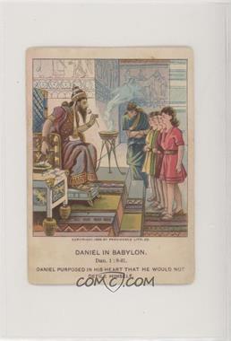 1878-1936 Eaton & Mains Berean Lesson Pictures - [Base] #11-3-28 - Daniel in Babylon [Good to VG‑EX]