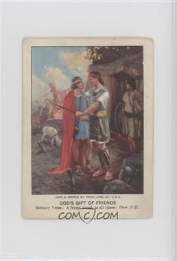 1878-1936 Eaton & Mains Berean Lesson Pictures - [Base] #36-1-7 - God's Gift of Friends [Good to VG‑EX]