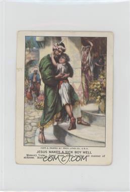 1878-1936 Eaton & Mains Berean Lesson Pictures - [Base] #37-1-5 - Jesus Makes a Sick Boy Well [Poor to Fair]