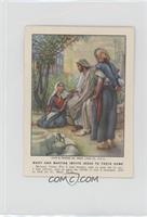 Mary and Martha Invite Jesus to Their Home