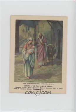 1878-1936 Eaton & Mains Berean Lesson Pictures - [Base] #48-2-1 - Caring for the Child Jesus