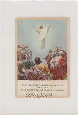1878-1936 Eaton & Mains Berean Lesson Pictures - [Base] #7-12.2 - The Saviour's Parting Words [Good to VG‑EX]